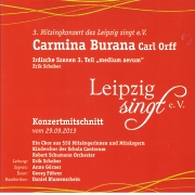 CD Cover - Carmina Burana - Live Gewandhaus Leipzig