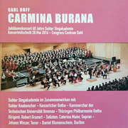 CD Cover - Carmina Burana - Live Suhler Singakademie